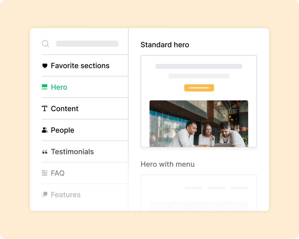 Popup example